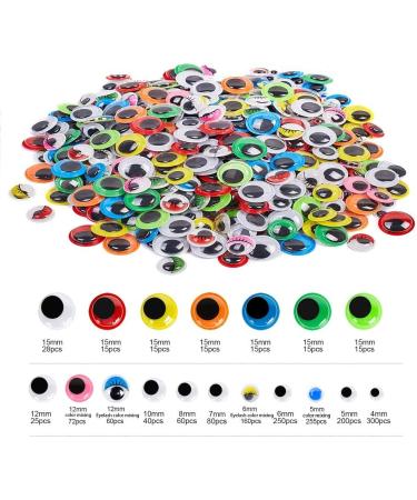 1620pcs Googly Wiggle Eyes Self Adhesive - Multi Colors & Sizes for DIY Crafts | ZZYI - Buy Online on GoSupps.com