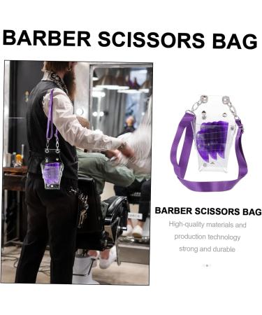 FRCOLOR Set of 2 Bag for Hair Scissors Hair Cutting Scissors Set Tool Organiser Scissor Belt Bag Leather Scissors Kit Tool Box Salon Hairdresser Belt Bag PVC - Buy Online on GoSupps.com