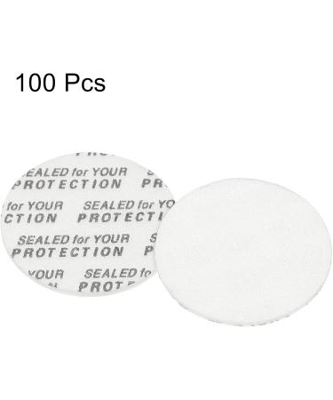 PATIKIL 30mm/1.18" Foam Lid Liner 100 Pack PS Foam Resistant Tamper Pressure Sensitive Seal for Bottle Cap Liners Seals - Buy Online on GoSupps.com