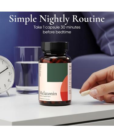 M c ne High Dose Melatonin: 30mg with L-Theanine + B6 + Apigenin - 60 Vegetarian Capsules - Buy Online on GoSupps.com