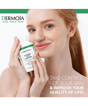 Eczema Supplements - Formulated Dyshidrotic Eczema Pills for Adults - Providing Eczema Relief Targeting the Intervention of Eczema Irritated Dry Skin and Enhanced with Psoriasis Supplements 60 Count (Pack of 1) - Buy Online on GoSupps.com
