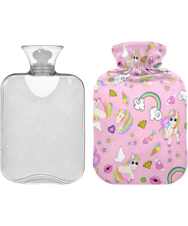 Premium 1L Heat Bottle for Pain Relief | Unicorn Pattern | Ideal for Hand Feet Shoulder Neck & Cramps | International Shipping - Buy Online on GoSupps.com