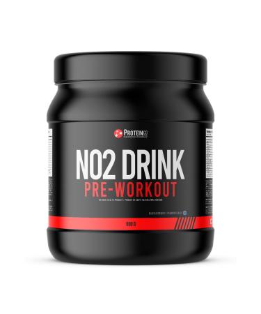 Pre Workout NO2 Drink | Creatine & Arginine | 1.98 Lbs | Blue Raspberry Flavor