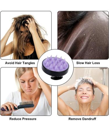 MAVGV Scalp Massager Shampoo Brush Loofah Set with Long Handle Back Brush and Bath Loofahs - Buy Online on GoSupps.com