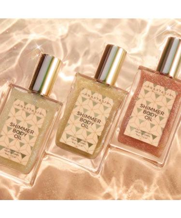 Anastasia Beverly Hills - Shimmer Body Oil - Gold - Buy Online on GoSupps.com