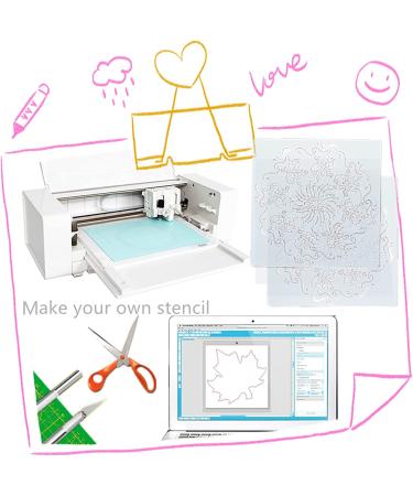 12 Pack 6 mil Blank Mylar Stencils for Cutting - 12x12 inch Clear Transparency Sheets - Buy Online on GoSupps.com