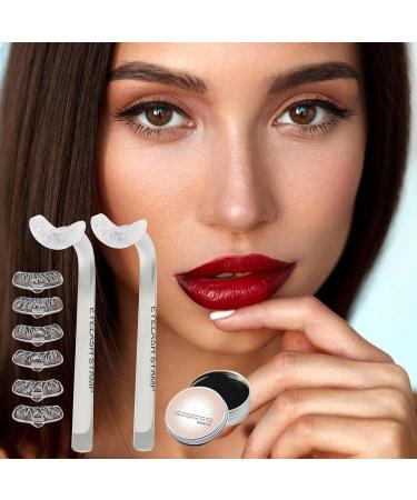 Lower Lash Stamp with Link | 2024 New Lower Eyelash Stamp | Bottom Lash Stamp for Lasting Lashes | Reusable Bottom Eyelash Stamp | Eye Makeup Tool | Natural Look for Make Up Beginner Transparent - Buy Online on GoSupps.com
