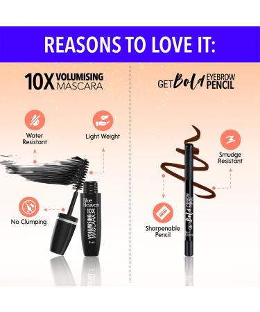 Saj Dhaj Festive Makeup Kit for Women - Natural Full Face Makeup Medium Tone Combo Pack of 10 | 19g & 26.3ml - Perfect for International Shipping - Buy Online on GoSupps.com