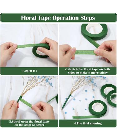 PAXCOO Floral Tape and Wire Arrangement Kit with Cutter - Wreath Making Supplies - Buy Online on GoSupps.com