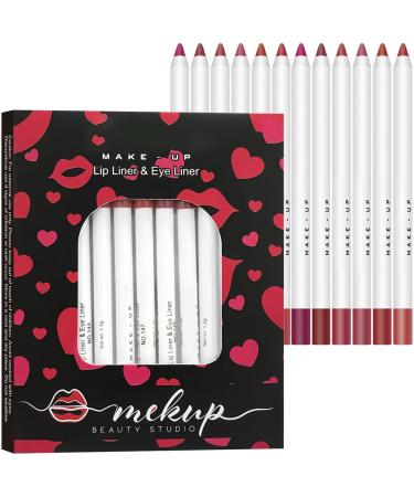  Chaies Lip pencil makeup lip pencil - 12-color lip pencil for shaping lips | Lip sculpting pencil waterproof nude matte lip gloss - Buy Online on GoSupps.com