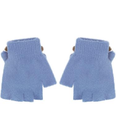 Toddler Kids Puppy Flip Top Gloves | 3-8 Yrs | Elk/Blue - Buy Online on GoSupps.com