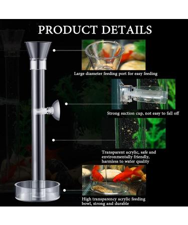 Shrimp Feeding Set: 12pc Tubes & Dishes | Acrylic Feeder & Clear Bowl for Aquarium Shrimp, Betta & Tropical Fish - Buy Online on GoSupps.com
