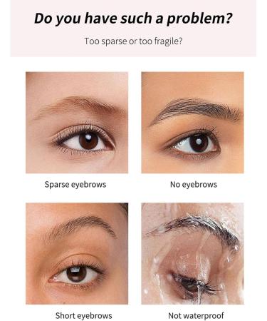 Eyebrow Wax - Waterproof Clear Brow Gel - Clear Brow Styling Wax for Brows Eyebrow Shaping Wax for Lamination Effect Eyebrow Makeup Thaely - Buy Online on GoSupps.com