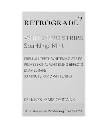 Retrograde Teeth Whitening Strips - Sensitive Teeth Whitening Strips - Enamel Safe - Deep Stain Removal - Professional Grade for Whiter Teeth - Sensitivity Free - 28 White Strips (14-Day Treatment)