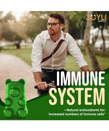 JOYLI Nutrition 2 Pack - Sea Moss Gummies for Adults & Kids Vegan Irish Sea Moss Supplement with Bladderwrack & Burdock Root Sugar-Free Immune Support Supplements - 60 Gummy Bears per Pack 60 Count (Pack of 2) - Buy Online on GoSupps.com