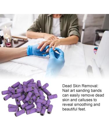Nail Sanding Bands Smoothing Nail Art Sanding Bands with Storage Box for Manicure (Violet) - Buy Online on GoSupps.com