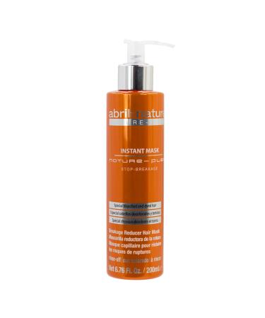 abril et nature - Nature Plex STOP Cassure - Masque Professionnel pour Cheveux Ab m s ou Trait s - Pr vention Protection et R paration - Avant et Apr s les Traitements Techniques - 200 ml 200 ml (Lot de 1) STOP Breakage