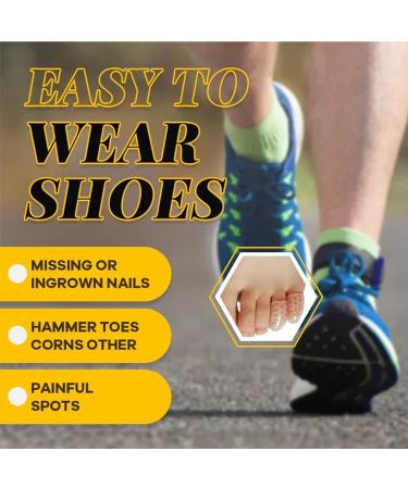 Silicone Anti-Friction Little Toe Protectors - 60pcs for Men & Women | Toe Caps for Corns & Pain Relief - Buy Online on GoSupps.com