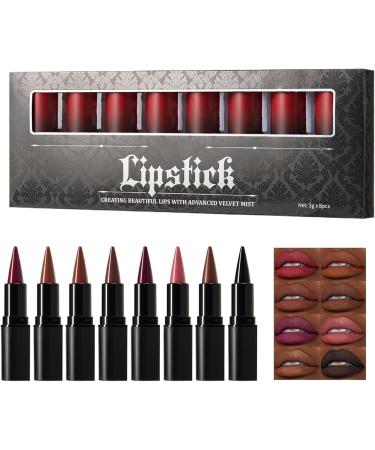  ycezw Finalale Matte Penon Lip Pencil - 8 Colors - Moisturizing Lip Makeup - Waterproof - For Women and Girls - Buy Online on GoSupps.com