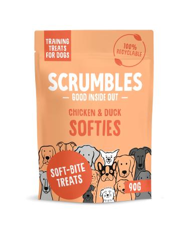 Scrumbles Softies Chicken & Duck Training Treats 90g 90 g (Pack of 1) Chicken & Duck