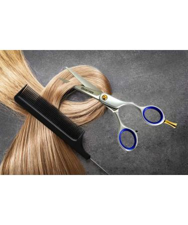 ShearGuru Professional Barber Scissor Hair Cutting Set - 1 Straight Edge Hair Scissor Shears (5.5) - Buy Online on GoSupps.com