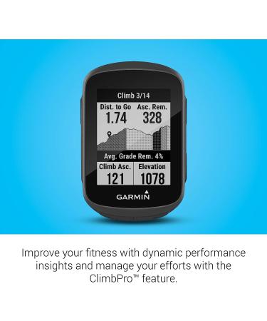 Garmin Edge 130 Plus GPS Cycling Computer with Structured Workouts & ClimbPro Pacing - Black (010-02385-00) - Buy Online on GoSupps.com