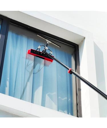 photovoltaic cleaner window cleaning pole 10.8M/35FT Window Cleaning Pole Outdoor Water Fed Telescopic 2 In 1 Brush Squeegee Attachment Professional Extendable Cleaner Conservatory Roof Gutt 3.6m/11.8ft - Buy Online on GoSupps.com