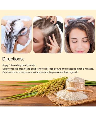 Rice Water Hair Strengthening Spray - Biotin & Rosemary Infused for Thicker Stronger Hair - Growth Serum for Women & Men - Buy Online on GoSupps.com