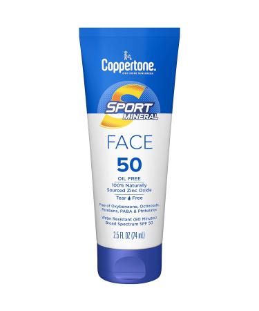 Coppertone SPORT Sunscreen Spray SPF 50 + Zinc Oxide Mineral Face Sunscreen SPF 50 Bundle - Water Resistant Protection Pack - Buy Online on GoSupps.com