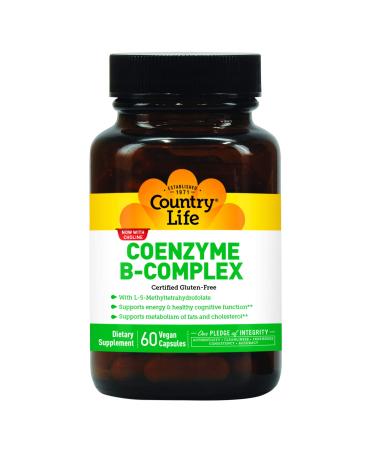 Country Life Coenzyme B-Complex Caps 60 Vegan Capsules