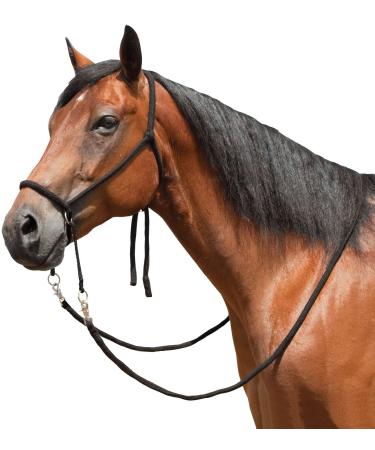 Mustang Manufacturing Company Bitless Bridle Black - Buy Online on GoSupps.com