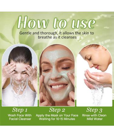 Hpbaggy Facial mask for deep cleansing detoxification acne and blackheads facial mask for all skin types 100 g green tea deep cleansing mask with green tea and aloe vera - Buy Online on GoSupps.com