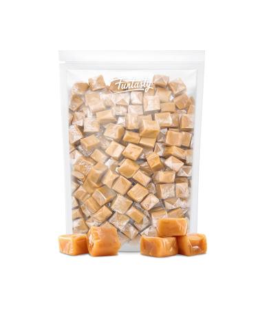 Funtasty Vanilla Caramel Squares Candy, Bulk Pack 2 Pounds