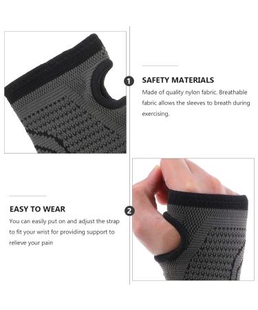 Breathable Palm Wrist Brace for Sprains | Hand Support & Compression Sleeve | Injury Recovery & Stability - 18x9.5cm - Buy Online on GoSupps.com