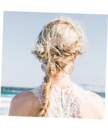 Hair Comb Bridesmaid Hear Decoration Flower Clips Wedding Hair Accessories Birthday Headpiece Hair Styling Accessories Bride Hair Accessory Tiara Miss Headgear Alloy Princess - Buy Online on GoSupps.com