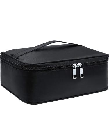 Narwey Large Travel Makeup Bag - Black-New Cosmetic Organizer for Women and Girls - Buy Online on GoSupps.com