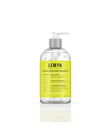 Lemyn Organics Medical Grade Hand Sanitizer Gel - 97% Organic - 12 fl. oz. (Pack of 12) - Buy Online on GoSupps.com
