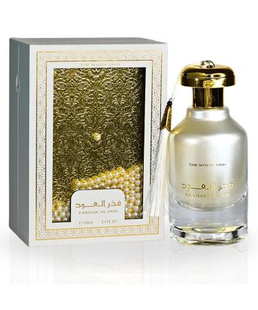 Fakhar Al Oud The White Oud EDP Spray 100ML (3.4 OZ) By Ard Al Zaafaran | An Exotic Scent With Luxurious & Irresistible Aroma.