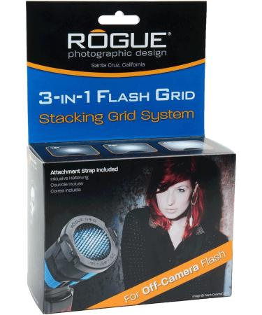Rogue 3-in-1 Flash Grid System with 3-Gel Set Black | Versatile Lighting Modifier - Buy Online on GoSupps.com