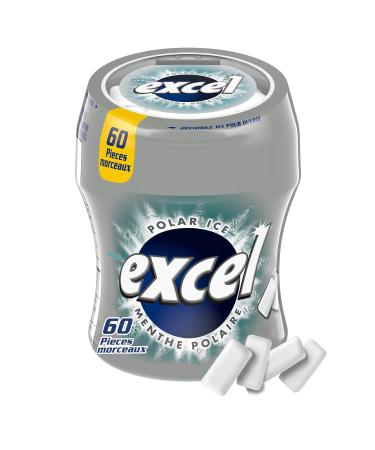 Excel Sugar Free Gum Polar Ice 60 Count - Pack Of 6 - Buy Online on GoSupps.com