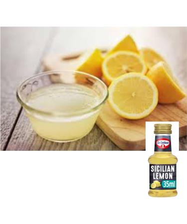 Dr Oetker Sicilian Lemon Natural Extract 2X35ml - Buy Online on GoSupps.com