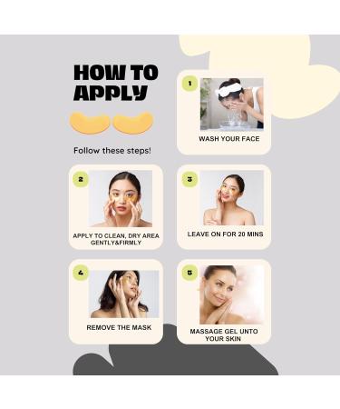Under Eye Patches (60 PCS) | Anti-Aging Collagen Eye Masks for Dark Circles Puffiness & Wrinkles - Hydrating Hyaluronic Acid Gels - Buy Online on GoSupps.com
