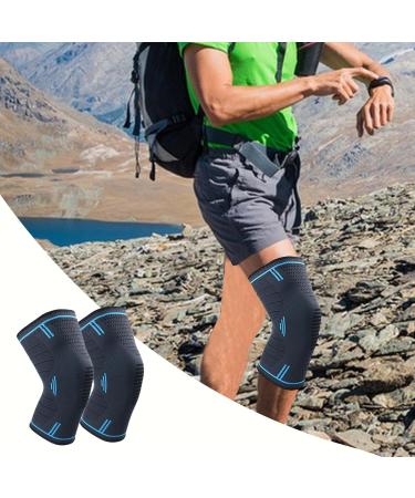 Adjustable Knee Wrap Compression Sleeve | Non-Slip Knee Support for Runners Basketball & Volleyball | XL Knee Braces for Men & Women - Buy Online on GoSupps.com