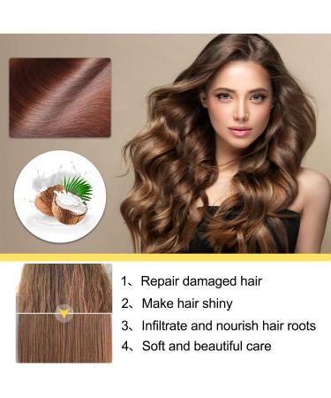 Omaky Keratin Repair Hair Mask with Argan & Coconut Oil - 2PCS Instant Hair Treatment | Nourish & Revitalize for All Hair Types - Buy Online on GoSupps.com