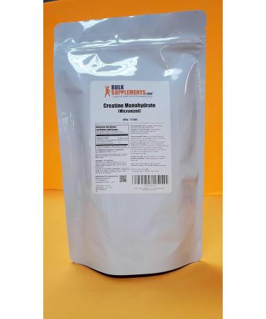 BulkSupplements.com Creatine Monohydrate Powder - Gluten Free 5g per Serving 500g (1.1 lbs) (Pack of 1) - Buy Online on GoSupps.com