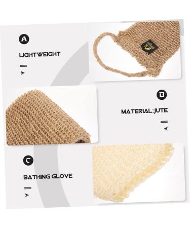 Beavorty 5 Sets sisal Bath Set Dead Skin Remover exfoliating mitt exfoliator washcloth Body Scrub Towel Back Scrubber Body Towel Back Shower Scrubber South Korea Man Jute Spa - Buy Online on GoSupps.com
