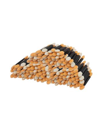 150 PCS Disposable Eyeshadow Brush Eyeshadow Applicators Sponge Eye Shadow Brush Disposable Dual Sides Eye Shadow Sponge Eye Makeup Applicators(Black)