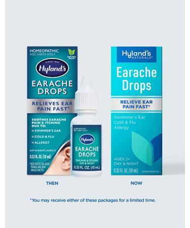 Hyland's Earache Drops - Natural Cold & Flu Earache Relief - 0.33 Fl Oz - Buy Online on GoSupps.com
