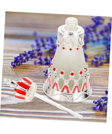 Ipetboom Dubai Perfume Empty Bottle Dropper Bottle Glass Arab 10x5CM Silver - Buy Online on GoSupps.com