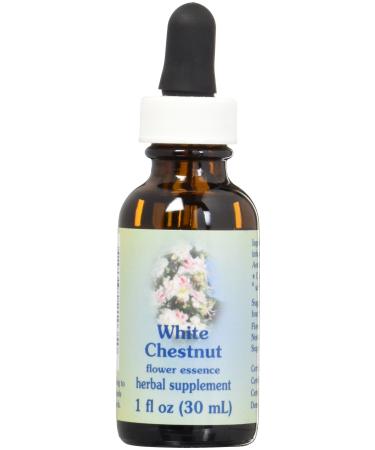 Flower Essence Services Dropper Herbal Supplements, White Chestnut, 1 Ounce